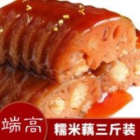 扬州宝应特产糯米藕3斤桂花蜜汁莲藕香甜糖藕熟食年夜饭甜糖藕小吃 1500g