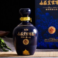 山庄皇家窖藏12年 纯粮酿造38度浓香型白酒整箱装450ml*4山庄老酒