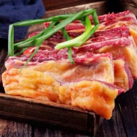 内蒙古黄膘牛肋排 牧民散养黄牛肉 现杀 新鲜 牛排骨 赠送：韭菜花酱+炖肉料 5斤