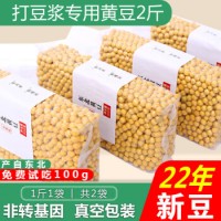 东北黄豆打豆浆专用豆类非转基因黄豆新大豆小农家干土黄豆生批发 非有机 黄豆2斤