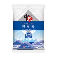 中盐 加碘精制盐 食盐 500g 中盐出品