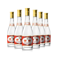 汾酒 黄盖玻汾 53度 475ml*6瓶 清香型自饮白酒(包装随机发货）