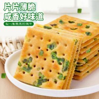 泓一 香葱苏打饼干2斤装 饼干休闲零食追剧小吃咸味解馋充饥食品1000g