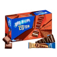 奥利奥（Oreo）可可棒 浓情黑巧克力味涂层威化饼干 休闲零食办公室下午茶早餐点心 27条313.2g