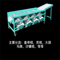 水果选果机分选机百香果青柑脐橙冬枣李子筛选机圣女果蔬分级机 3筒选果机